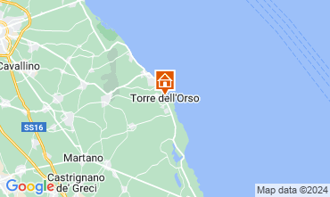 Mappa Torre dell'Orso Appartamento 118207