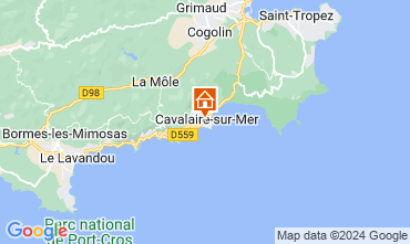 Mappa Cavalaire-sur-Mer Appartamento 93859