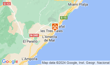 Mappa L'Ametlla de Mar Villa  59751