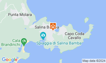 Mappa Capo Coda Cavallo Villa  128503