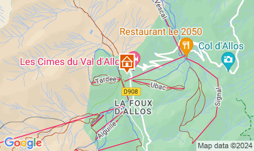 Mappa La Foux d'Allos Monolocale 125224