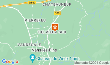 Mappa Nans les Pins Casa mobile 128370