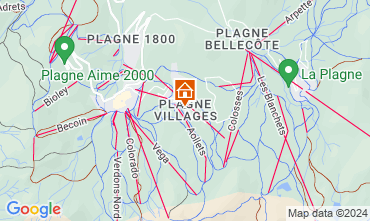 Mappa La Plagne Monolocale 81105