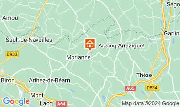 Mappa Arzacq-Arraziguet Casa 127123