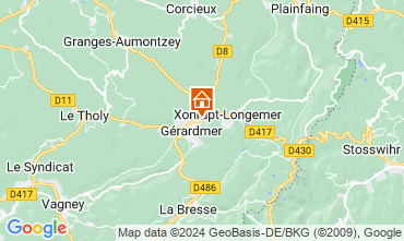 Mappa Grardmer Appartamento 108020