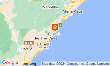 Mappa L'Ametlla de Mar Villa  127515