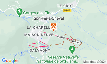 Mappa Sixt Fer  Cheval Chalet 116957