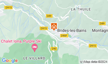 Mappa Brides Les Bains Monolocale 126427