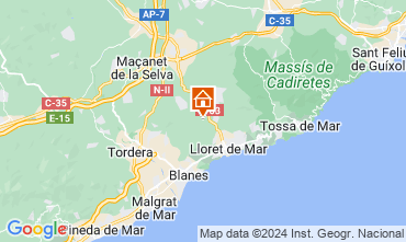 Mappa Lloret de Mar Villa  126634