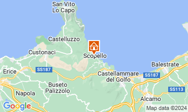 Mappa Scopello Appartamento 125921