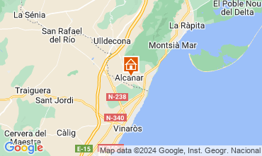 Mappa Alcanar Casa 128049