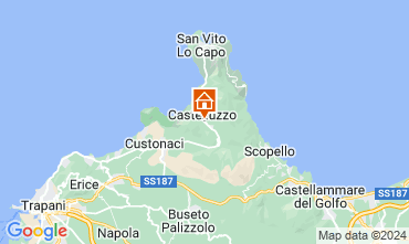 Mappa San Vito lo Capo Appartamento 120295