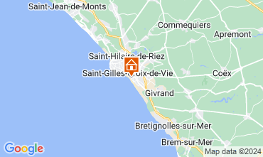 Mappa Saint-Gilles-Croix-de-Vie Appartamento 98354