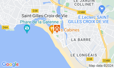 Mappa Saint-Gilles-Croix-de-Vie Appartamento 98354