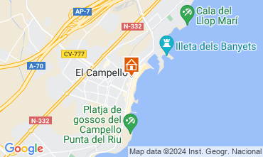 Mappa El Campello Appartamento 113561