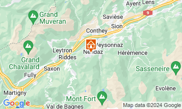 Mappa Haute-Nendaz Monolocale 126209