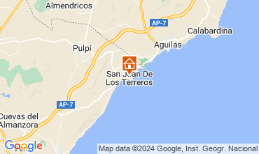 Mappa San Juan de los Terreros Villa  108508