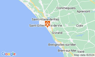 Mappa Saint-Gilles-Croix-de-Vie Appartamento 116474