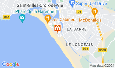 Mappa Saint-Gilles-Croix-de-Vie Appartamento 116474