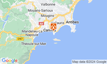 Mappa Cannes Appartamento 45923