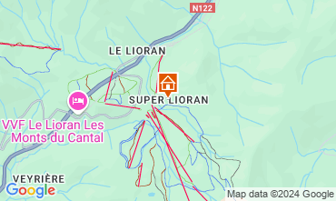 Mappa Le Lioran Monolocale 3857