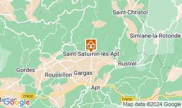 Mappa Saint Saturnin les Apt Agriturismo 103937