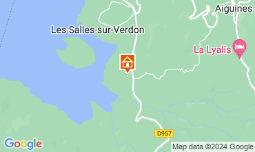 Mappa Les Salles sur Verdon Casa 123000