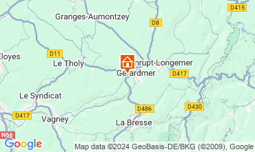 Mappa Grardmer Chalet 129194