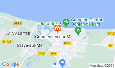 Mappa Courseulles-sur-Mer Appartamento 99204