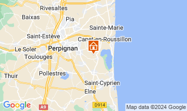 Mappa Canet-en-Roussillon Casa mobile 128867