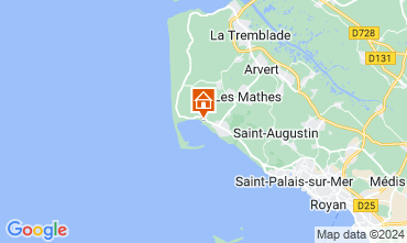 Mappa Les Mathes Casa mobile 125956