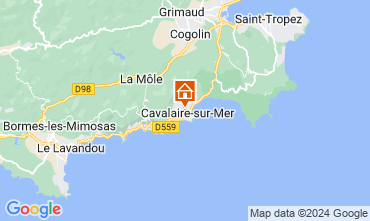 Mappa Cavalaire-sur-Mer Villa  123584