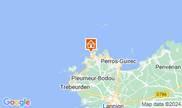 Mappa Perros-Guirec Appartamento 39001