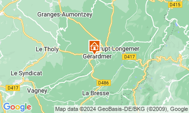 Mappa Grardmer Chalet 129120