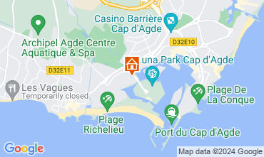 Mappa Cap d'Agde Appartamento 6186