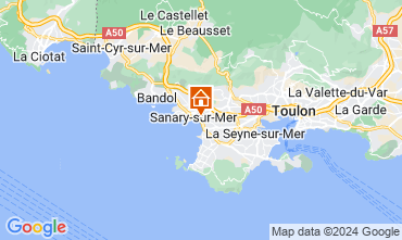 Mappa Sanary-sur-Mer Appartamento 93899