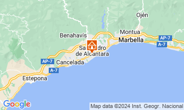 Mappa Marbella Villa  127198