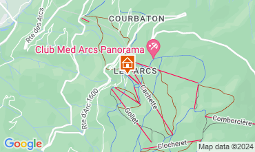 Mappa Les Arcs Chalet 89274