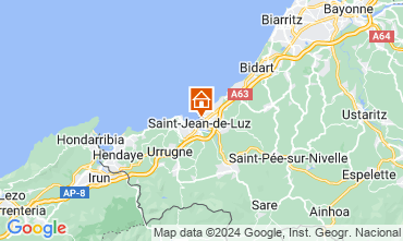Mappa Saint Jean de Luz Appartamento 89774