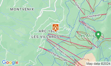 Mappa Les Arcs Appartamento 111955