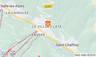 Mappa Serre Chevalier Appartamento 127666